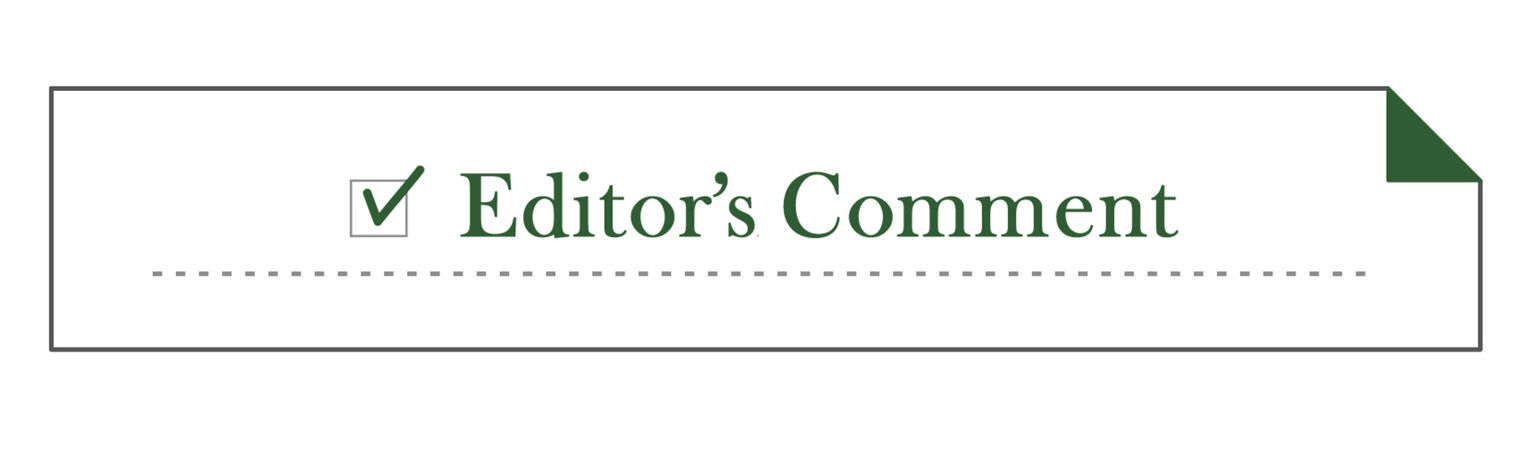 Editor’s Comment02