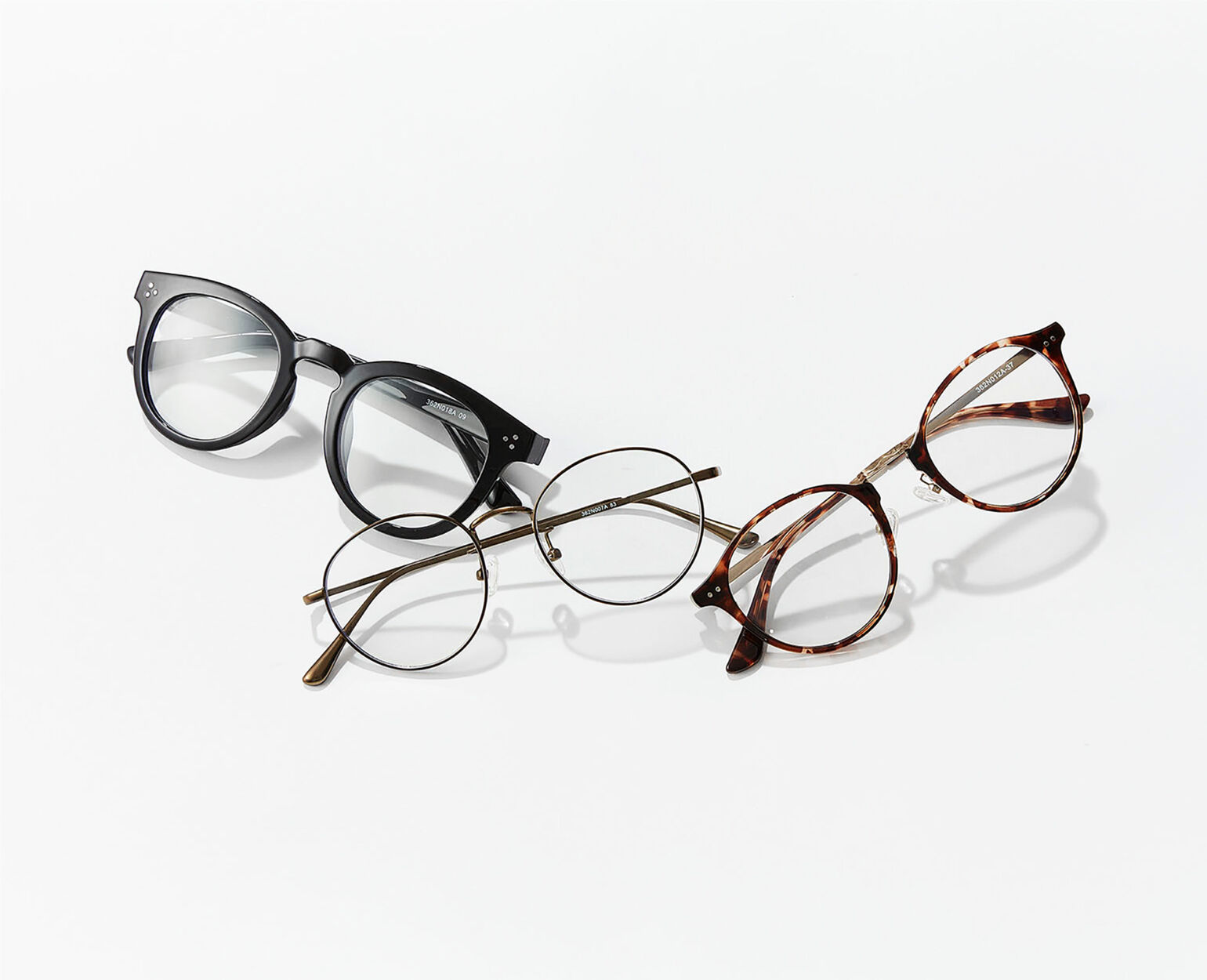 ボストンサングラス、ラウンドメタルサングラス、ボストンコンビクリアサングラス