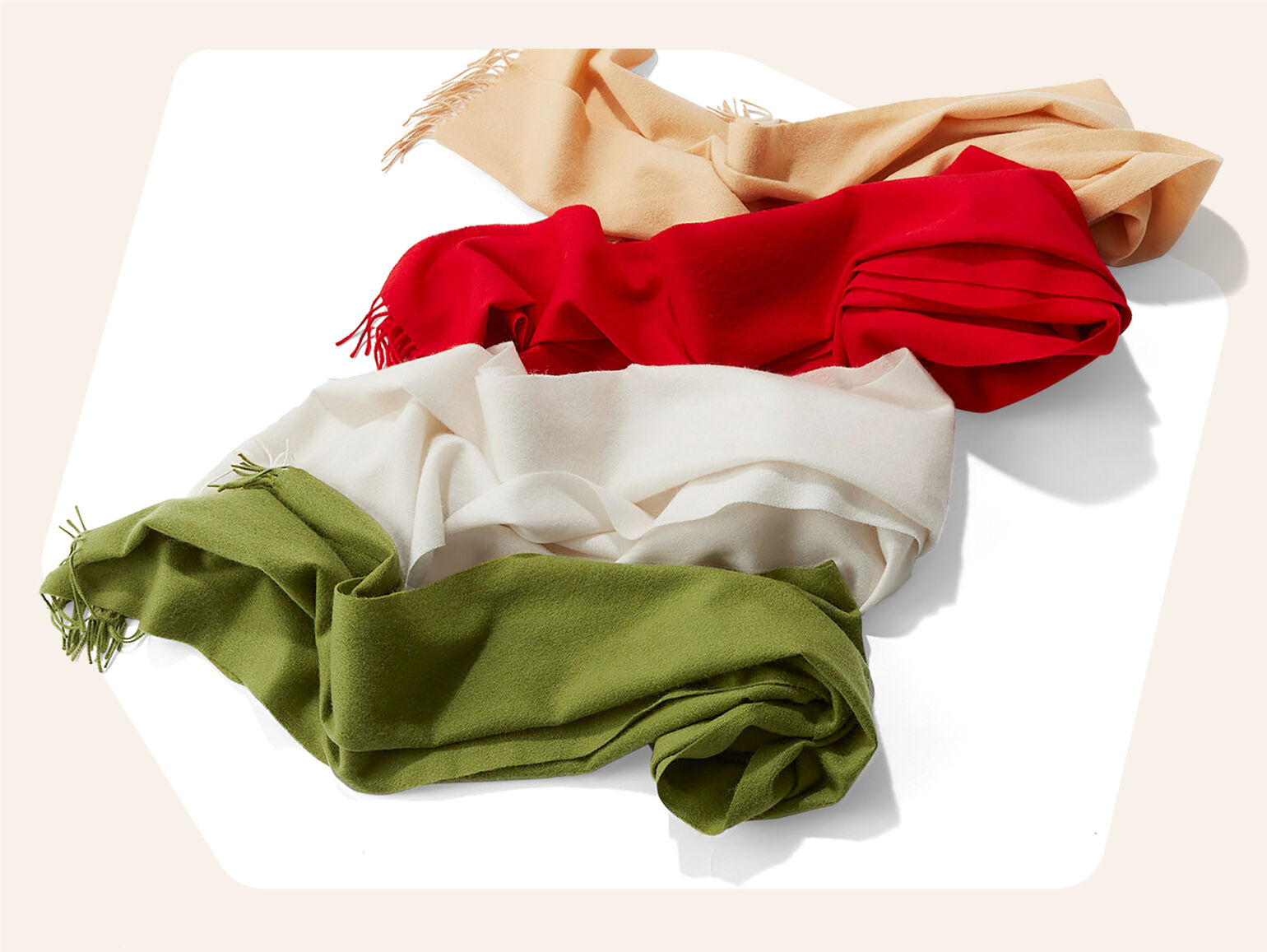 カシミヤマフラー4色