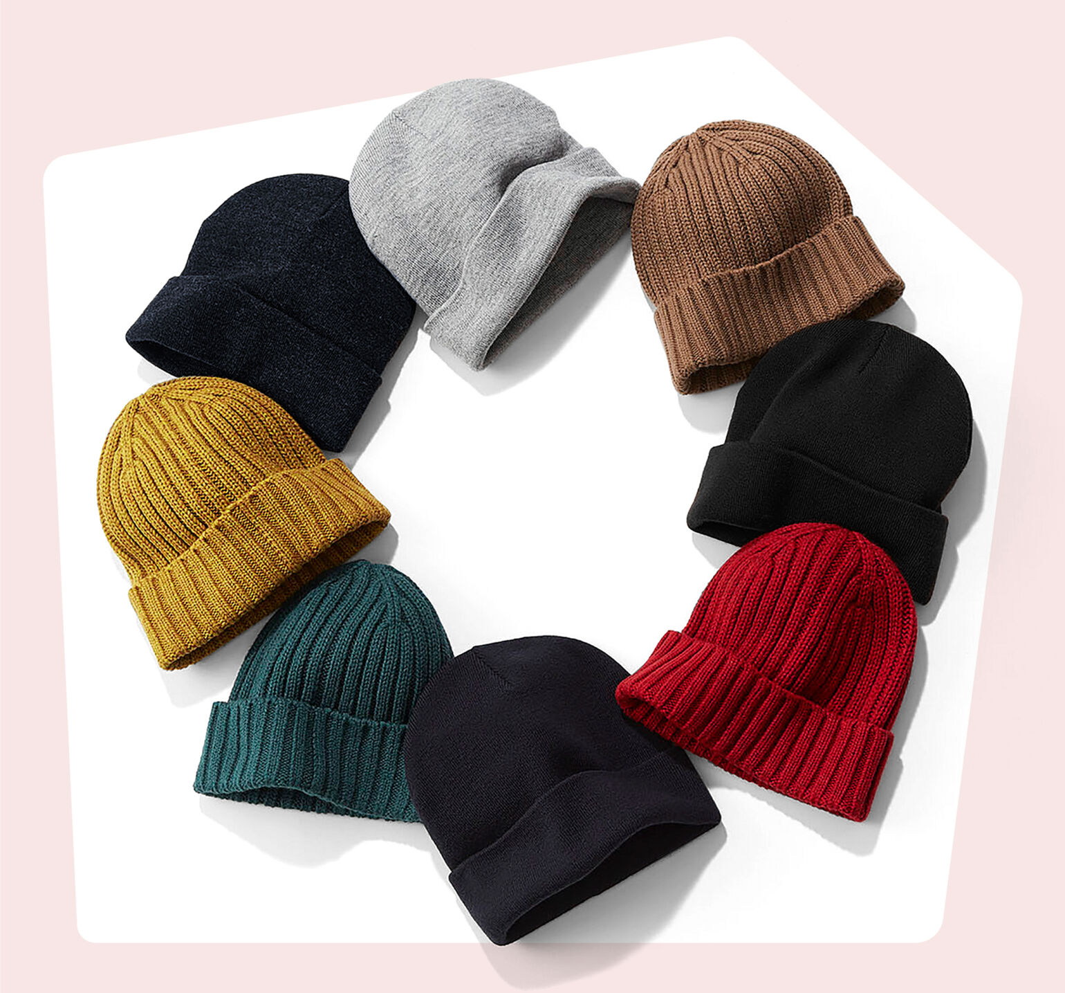 ヒートテックリブビーニーとヒートテックニットキャップ合わせて8点