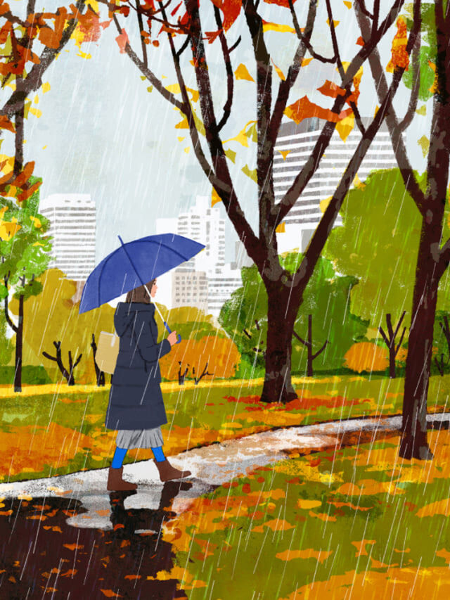 雨をはじいて快適、しかも安全なLifeWear。