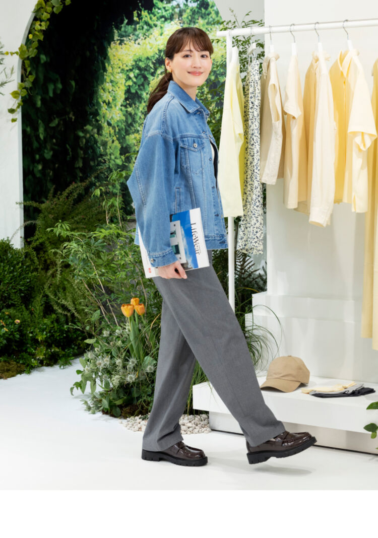 綾瀬はるかさんが着こなす、2025年春夏コレクションこれからの季節を