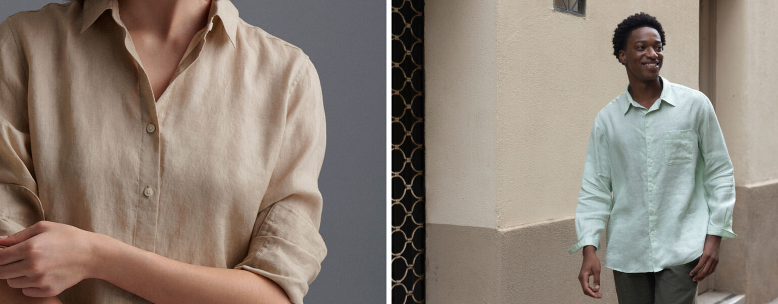 プレミアムリネンシャツ