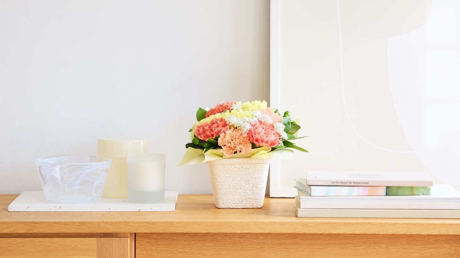 アレンジメントなら、届いてそのまま飾れる