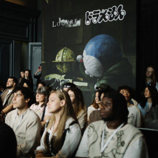 ドラえもん & ルーヴル美術館UTの発売を記念して、ルーヴル美術館にてローンチイベントを開催