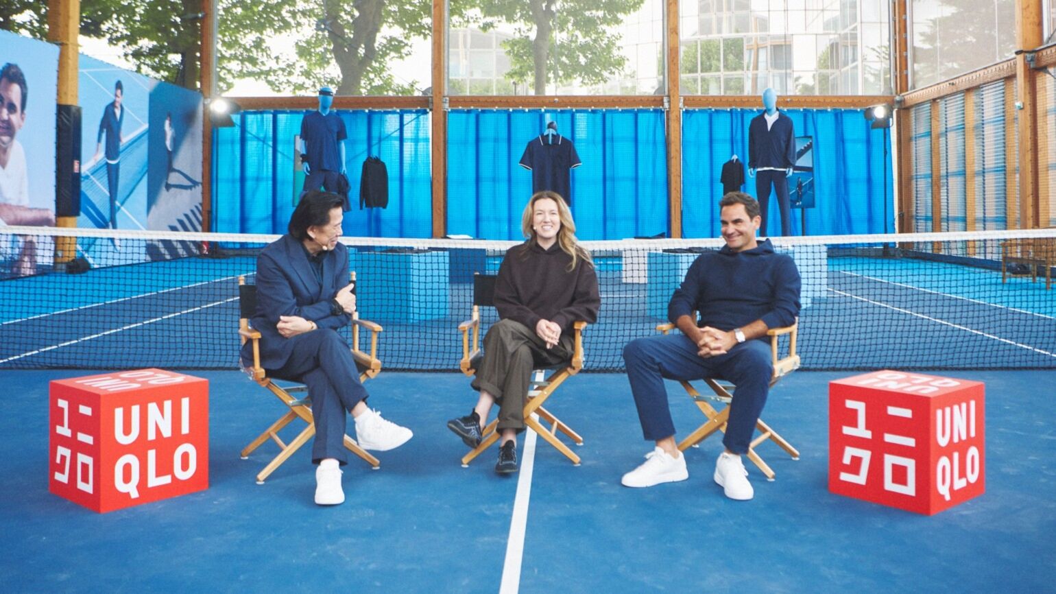 The Roger Federer コレクションのローンチイベントをパリで開催