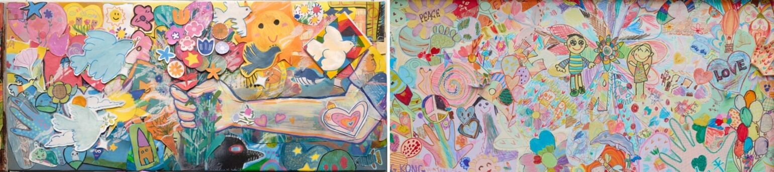 各都市で制作された作品の一部を紹介