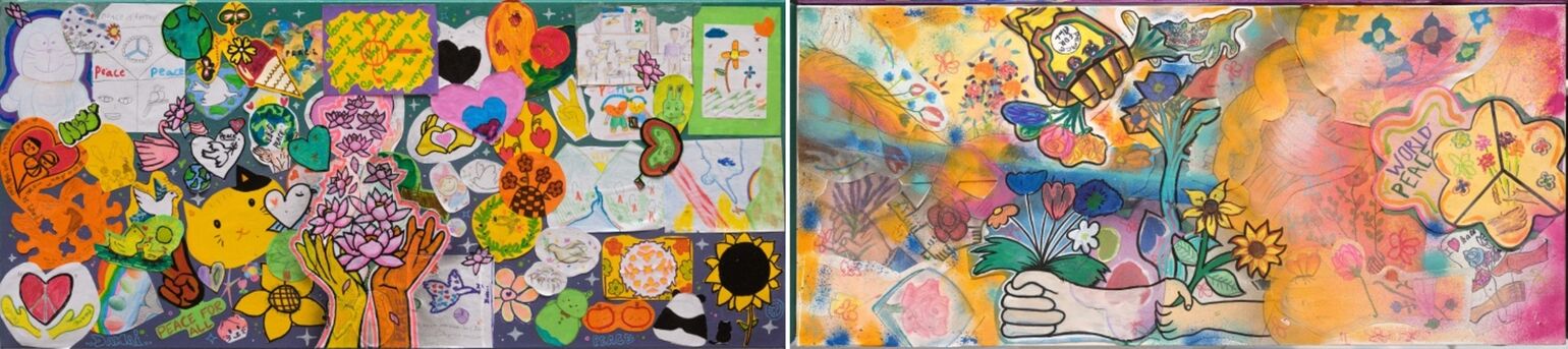 各都市で制作された作品の一部を紹介