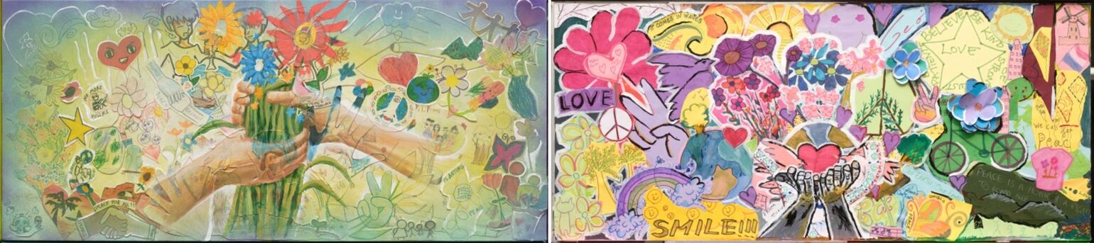 各都市で制作された作品の一部を紹介