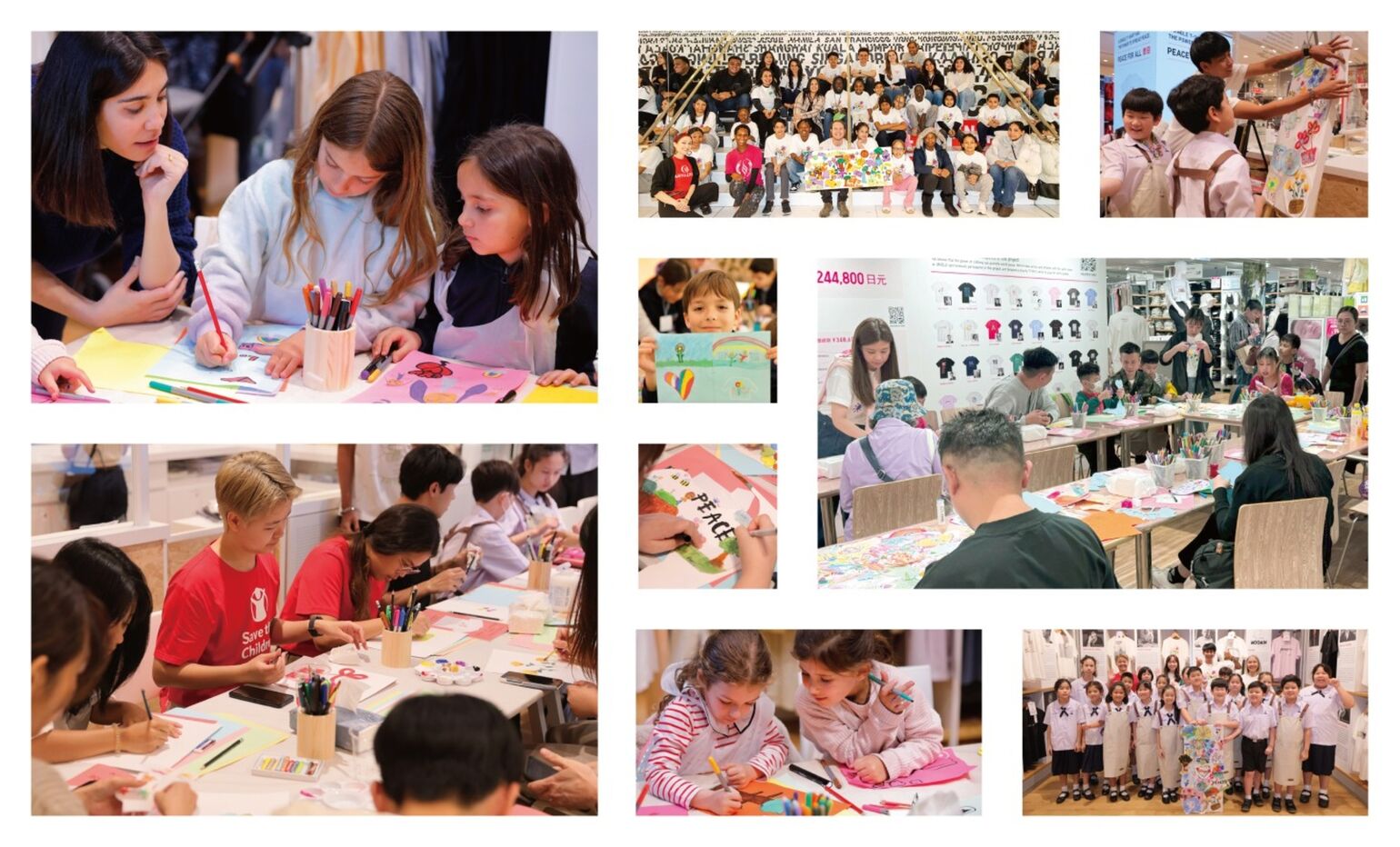 アートワークショップ「Bouquet of Peace」