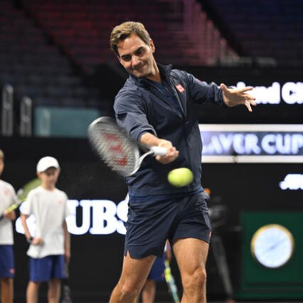 ロジャー・フェデラー氏との次世代育成プログラムをレーバーカップの