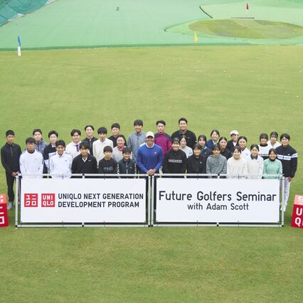 アダム・スコット選手との次世代育成イベントFuture Golfers Seminar
