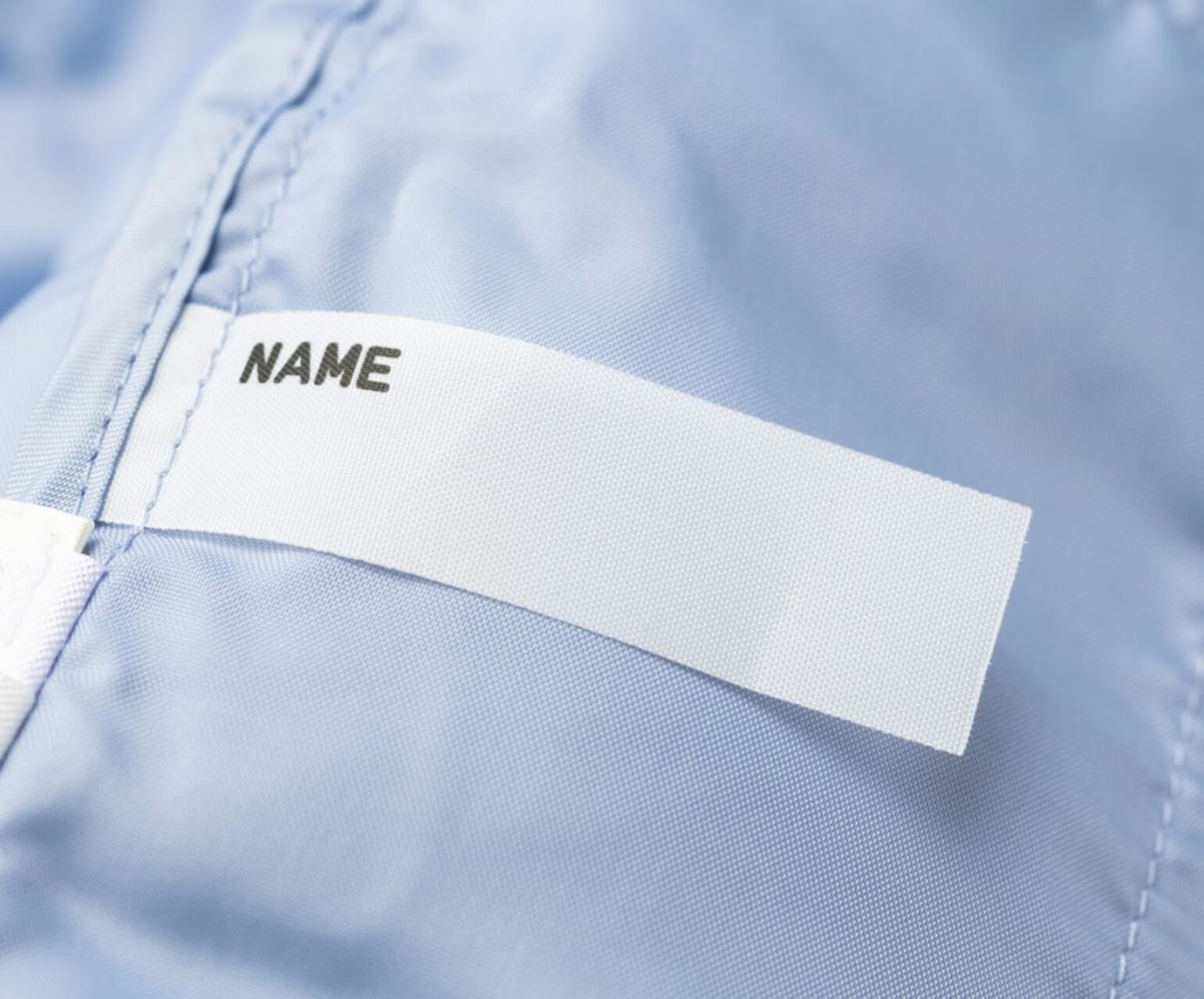 パフテックパーカ内側のネームタグの画像