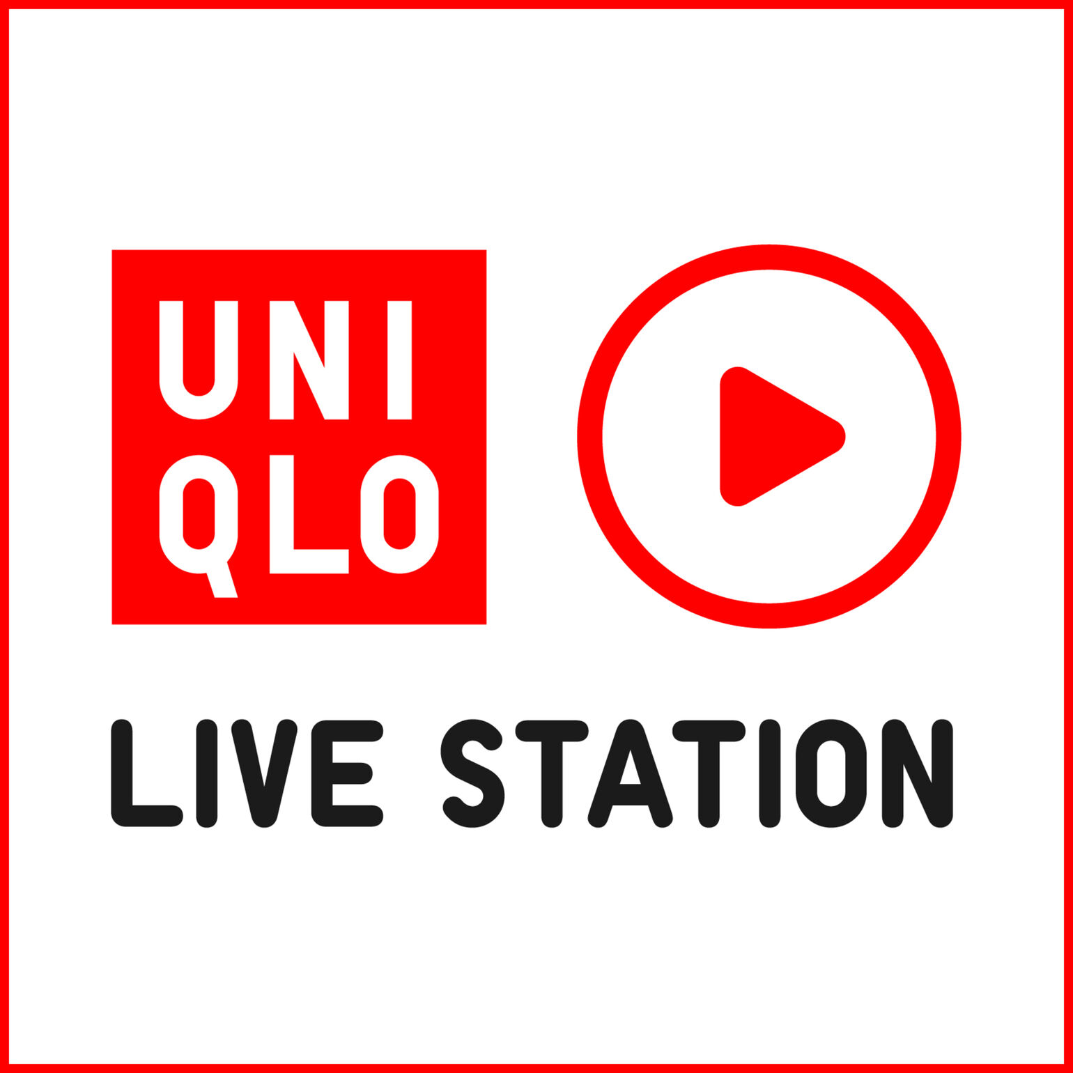 UNIQLO LIVE STATIONのロゴ