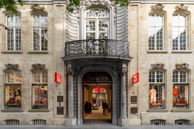 ベルギーにユニクロの新店舗がオープン