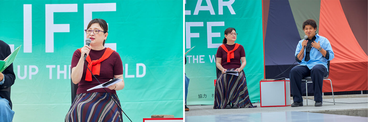 トークセッションの様子