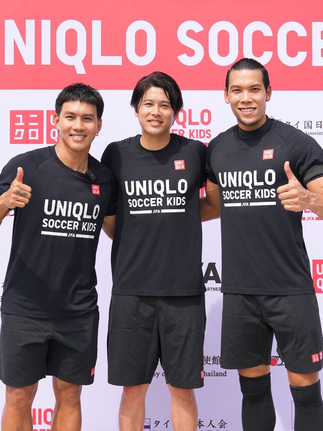 JFAユニクロサッカーキッズinタイに約150名の子どもたちが参加