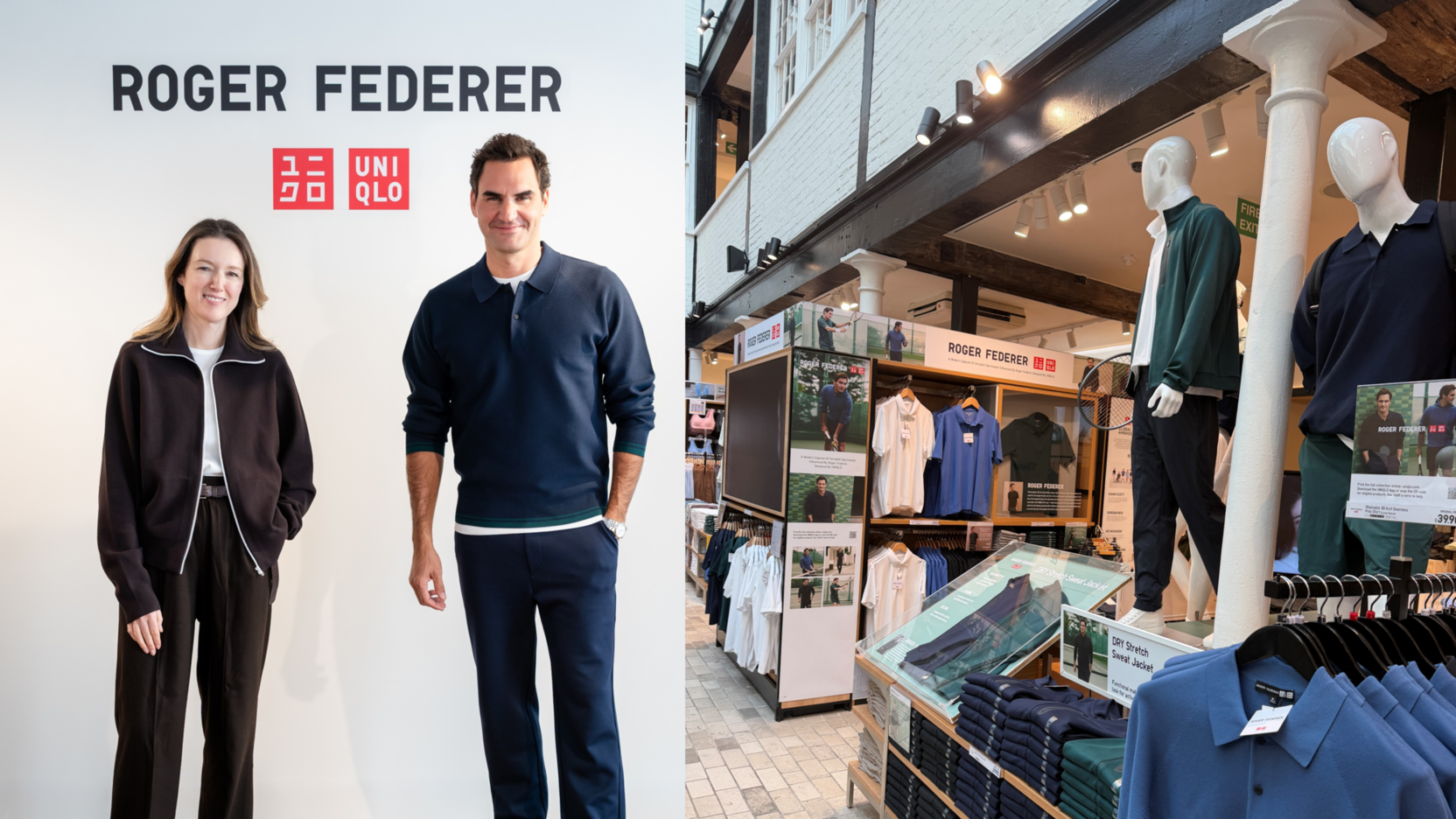 The Roger Federerコレクションのローンチイベントをコヴェント