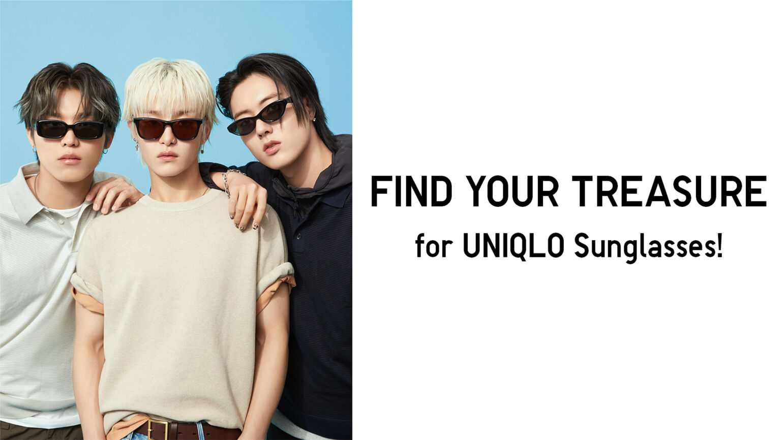 FIND YOUR TREASURE for UNIQLO Sunglasses!