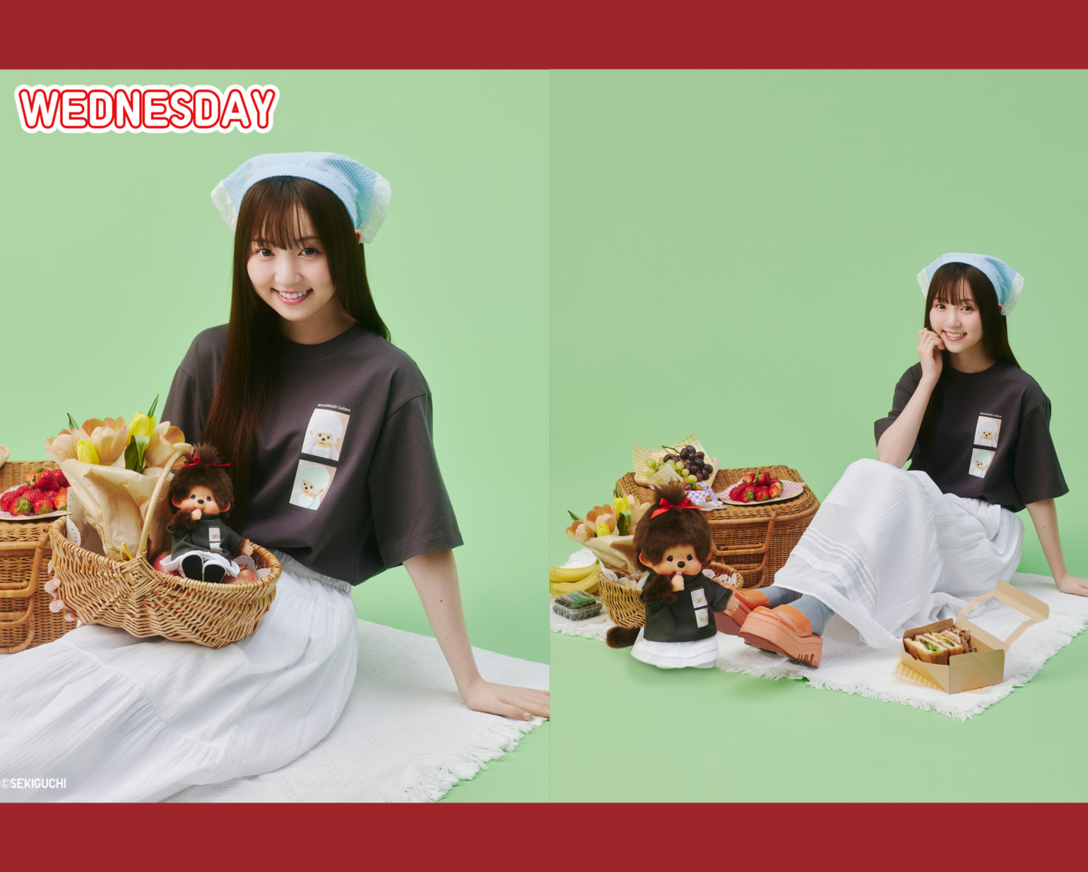 毎日着たい！モンチッチちゃんの7 Days 7 Looks with KAWAII LAB
