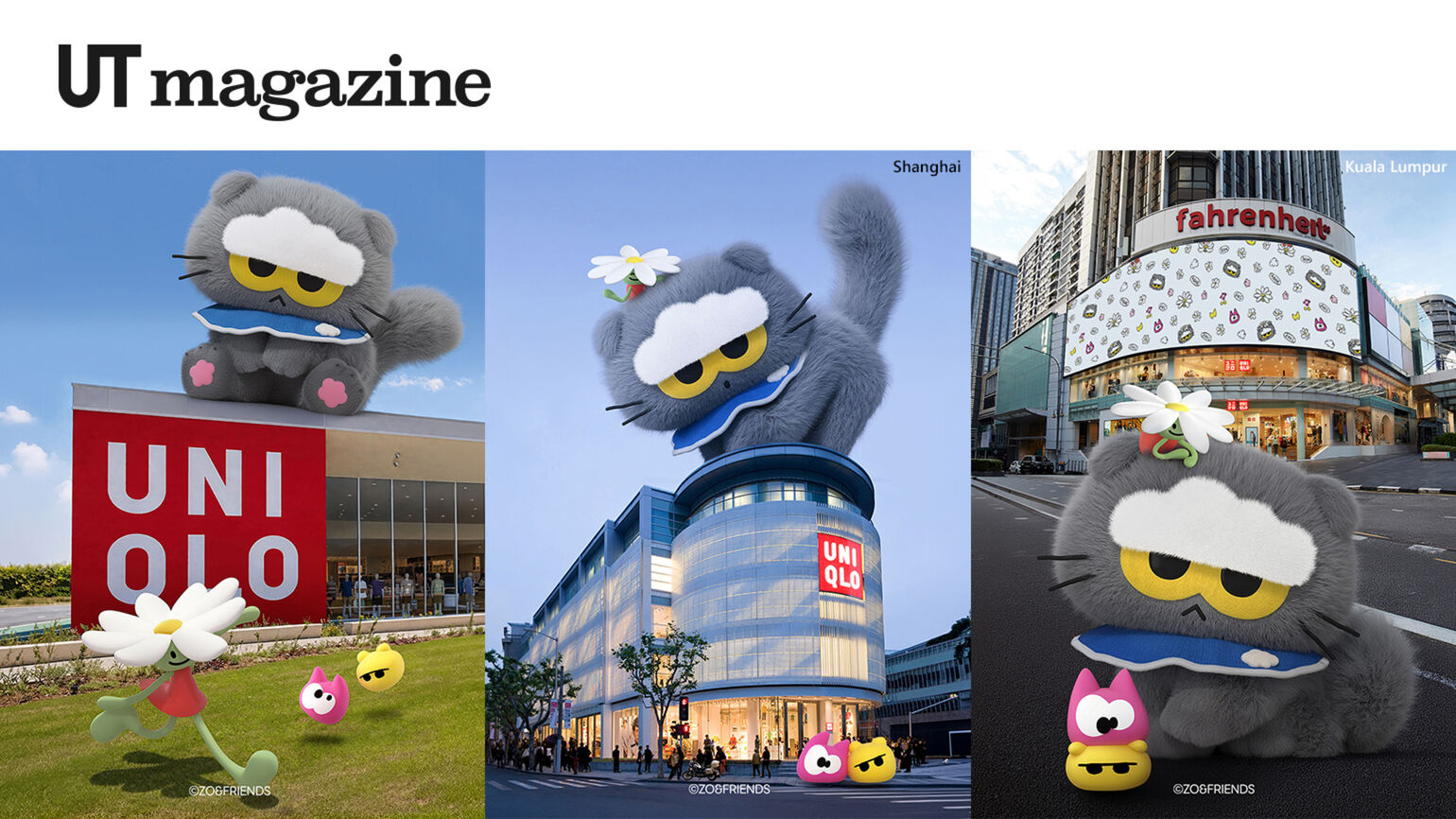 「ZO&FRIENDS」の仲間たちがユニクロをジャック！