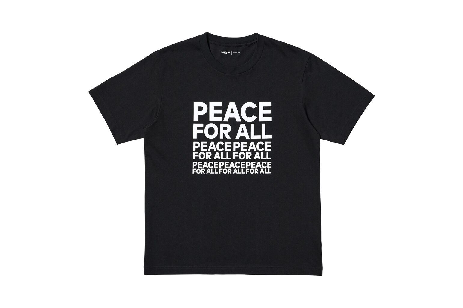 チャリティTシャツプロジェクト「PEACE FOR ALL」のTシャツ