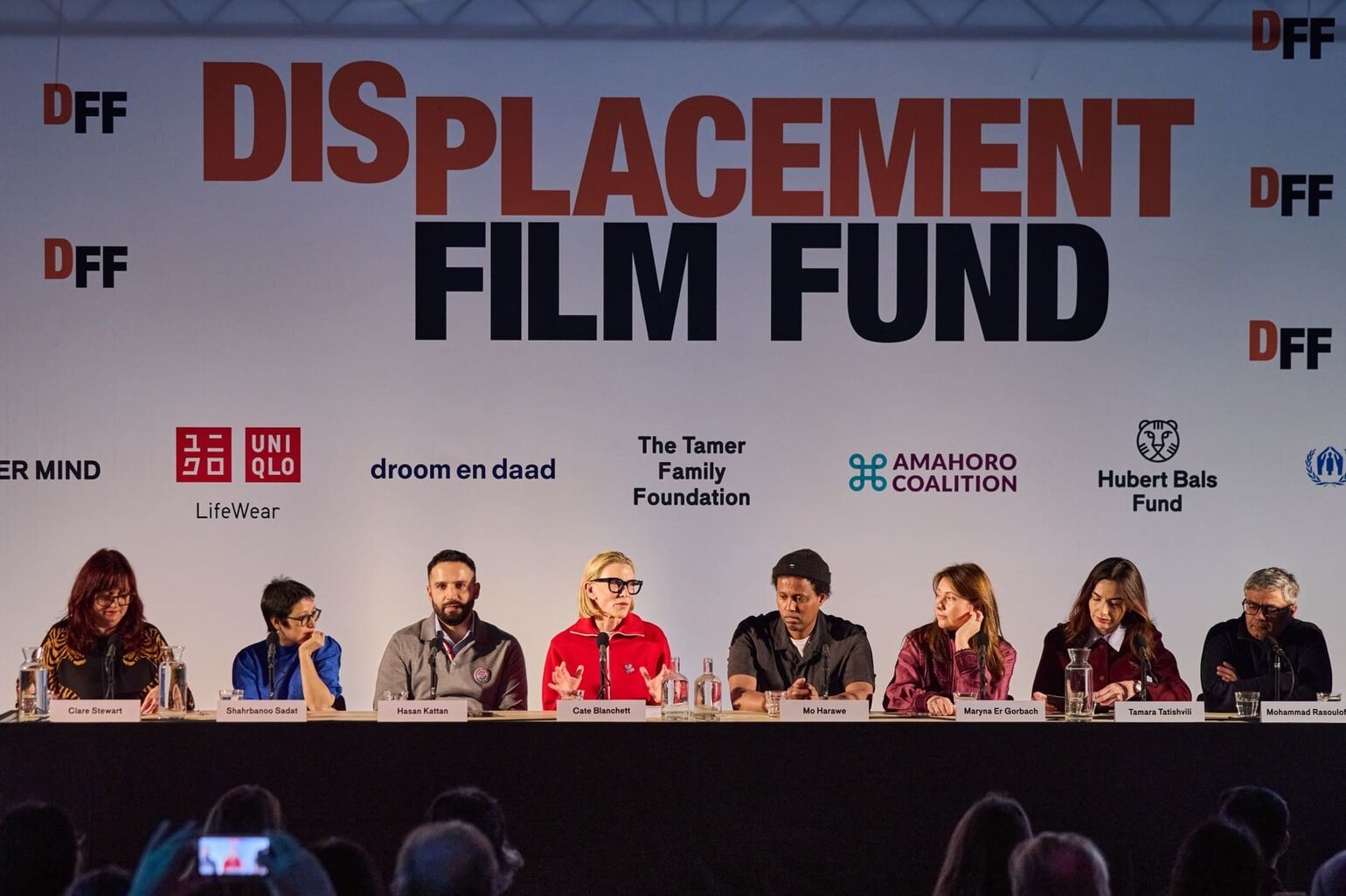 「難民映画基金」（DFF）のカンファレンスの様子