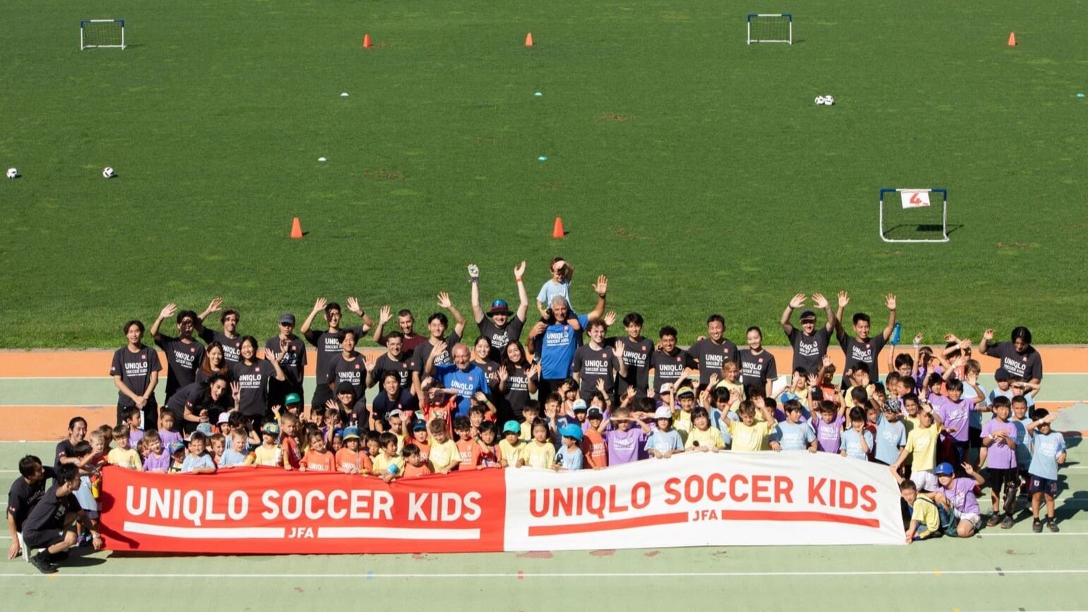 「JFA ユニクロサッカーキッズ in イタリア」の様子