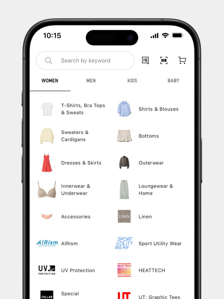 It will display the product categories.