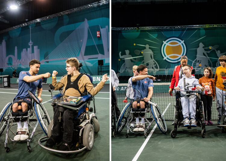 Professional wheelchair tennis player Gordon Reid