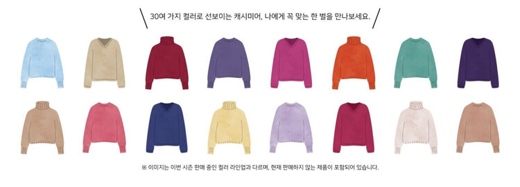 매년 새로운 트렌드 컬러로 업데이트