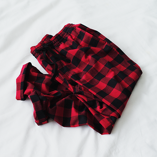 FLANNEL EASY PANTS