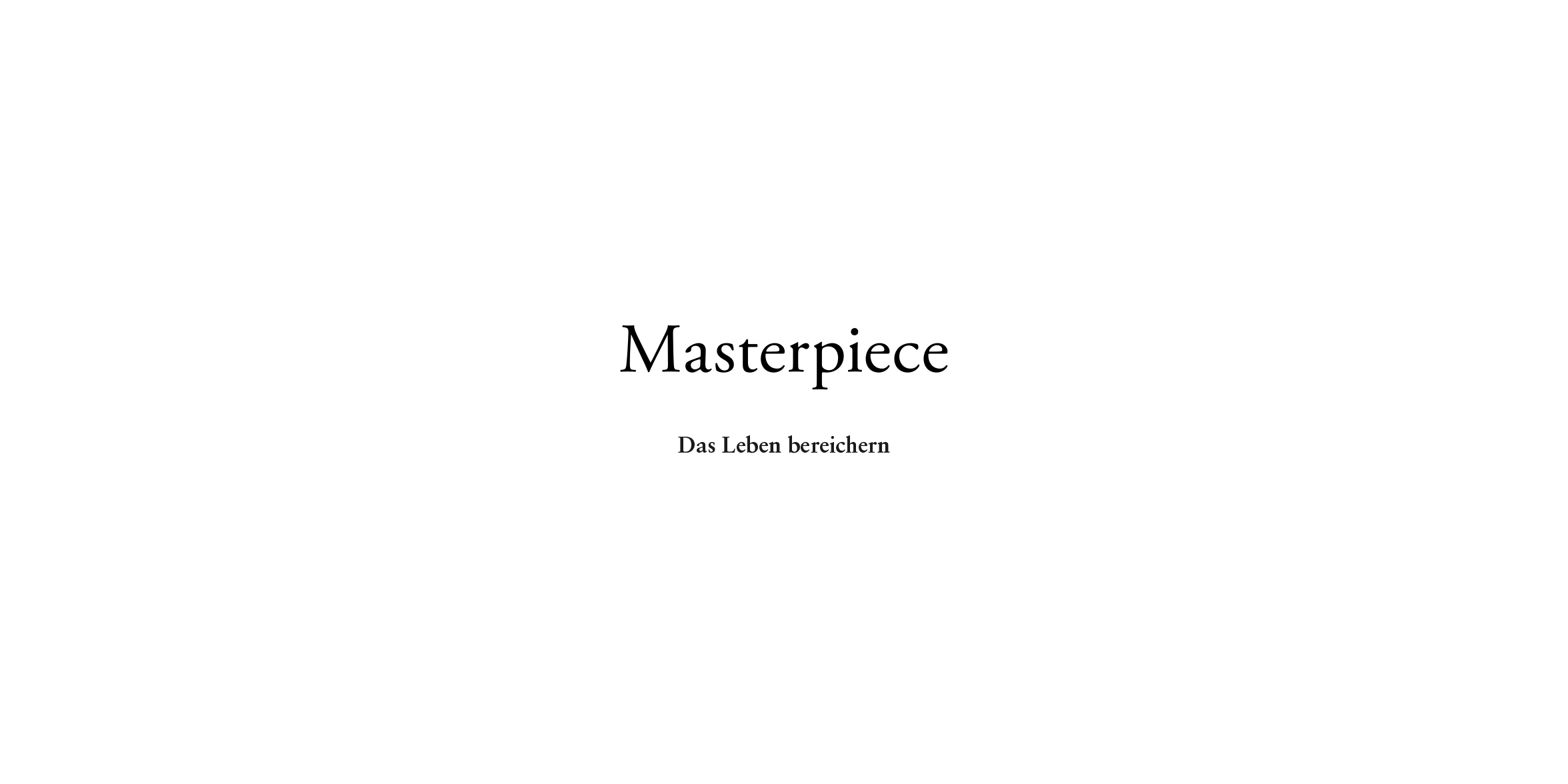 Masterpiece