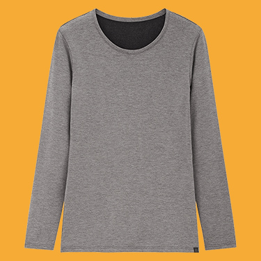 WOMEN HEATTECH Extra Warm Crew Neck Long Sleeve T-Shirt