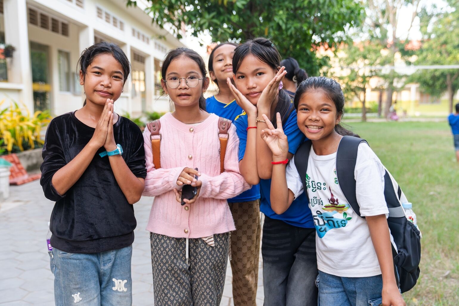 Students enthusiastically involved in programs to end violence