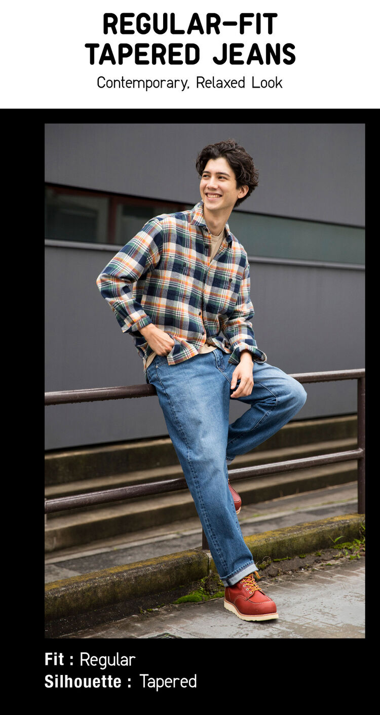 Regular-fit Tapered Jeans Contemporary, Relaxed Look