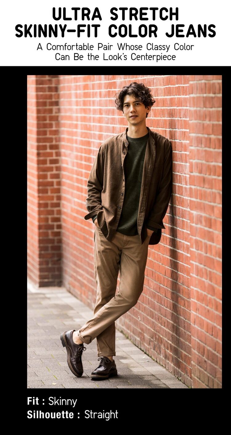 Ultra Stretch Skinny-fit Color Jeans A Comfortable Pair Whose Classy Color Can Be the Look’s Centerpiece