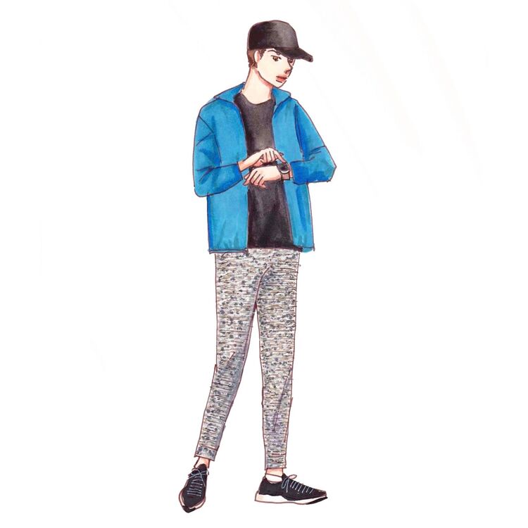 撥水機能が付いたアウターやドライ機能の付いた洋服で作る、ウォーキング・ランニングコーデ