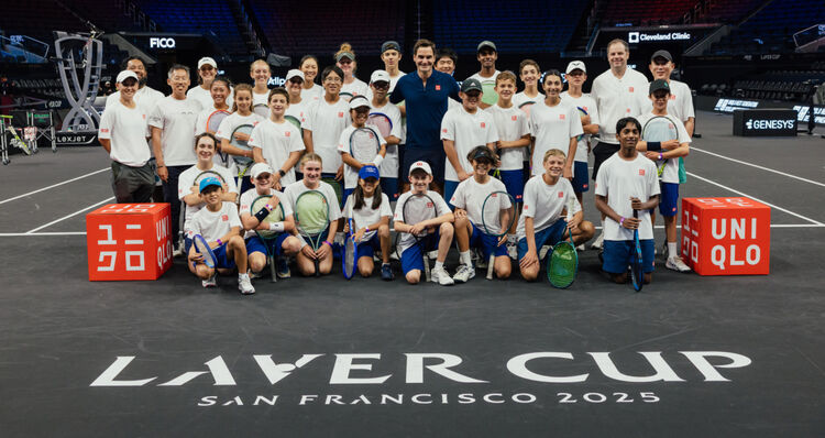 UNIQLO and Roger Federer Host Special Event in San Francisco Today to Develop Promising Young US Tennis Talent