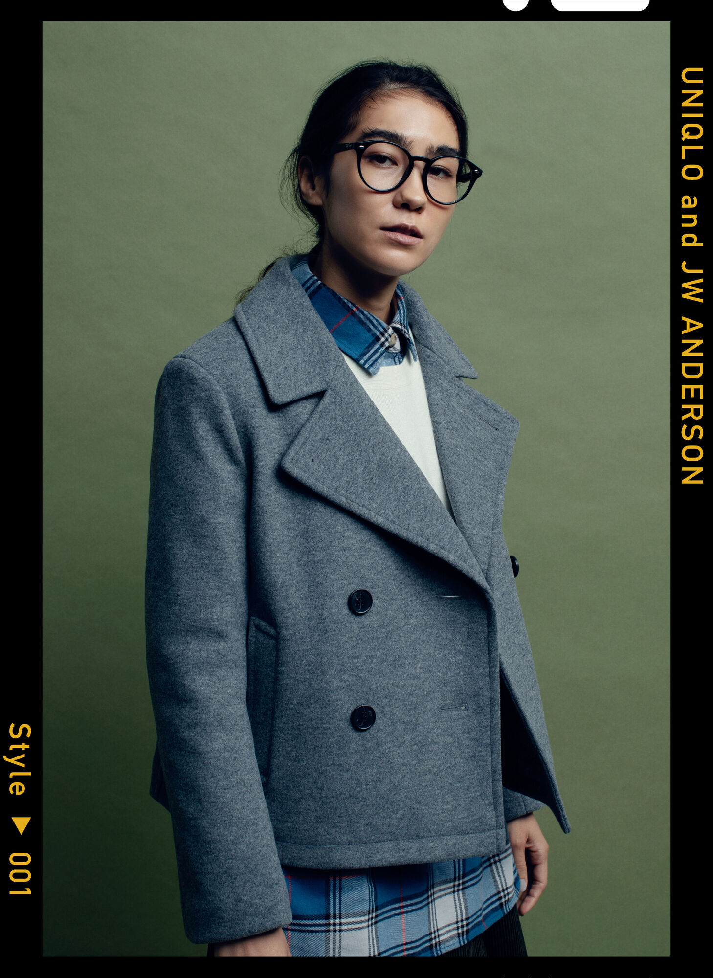 uniqlo peacoat