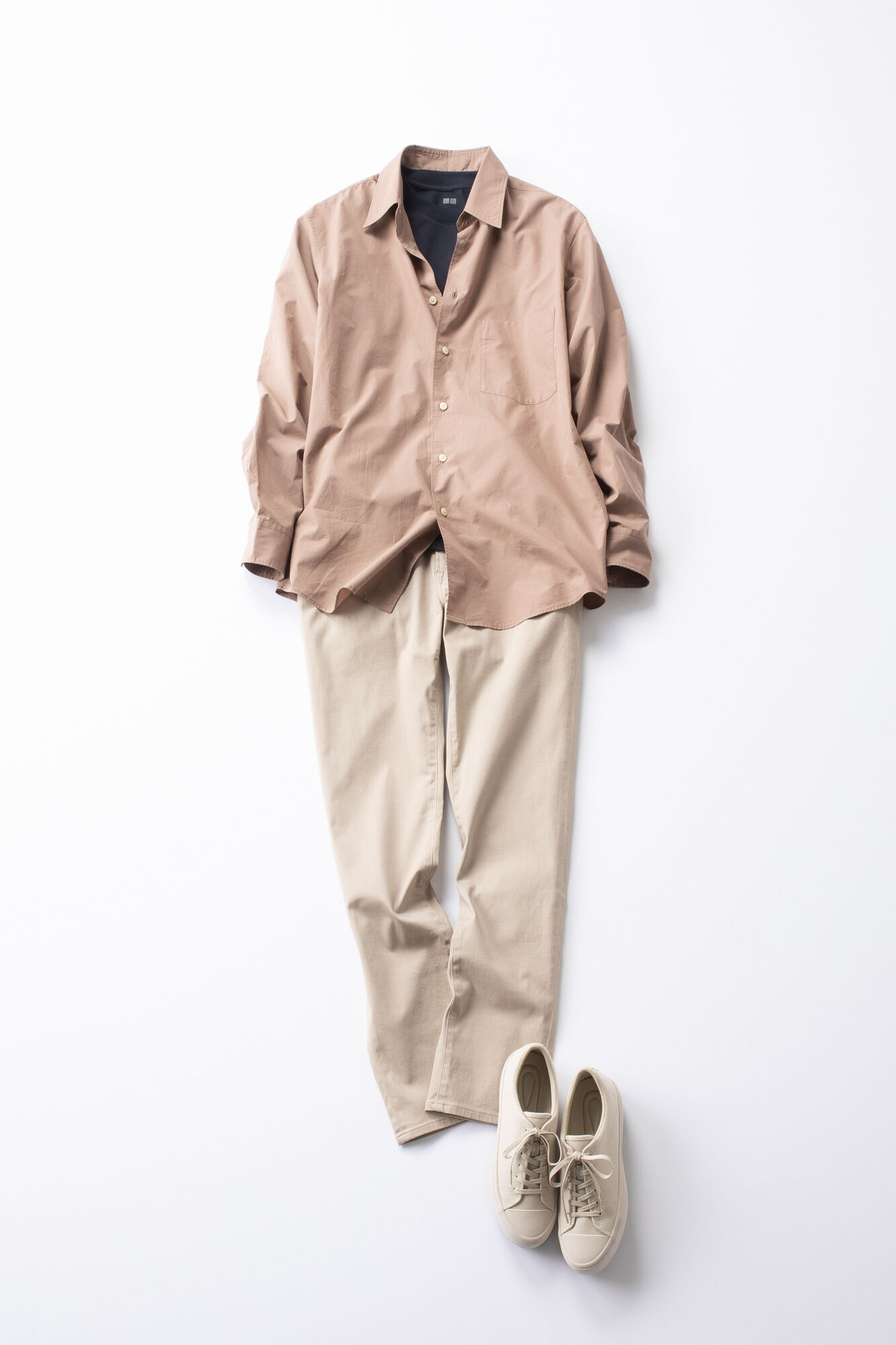 Simple Yet Fashionable Beige Coordination Today S Pick Up Uniqlo Ph