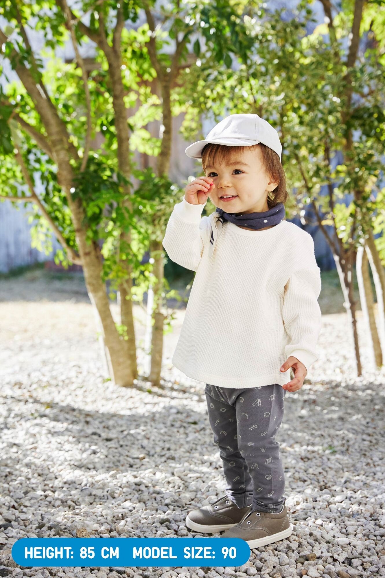 Baby Leggings and Waffle Long Sleeve Shirt