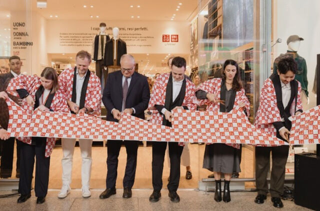 The ribbon-cutting ceremony