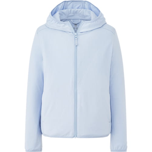 KIDS AIRism UV PROTECTION MESH FULL-ZIP LONG SLEEVE HOODIE（長袖）