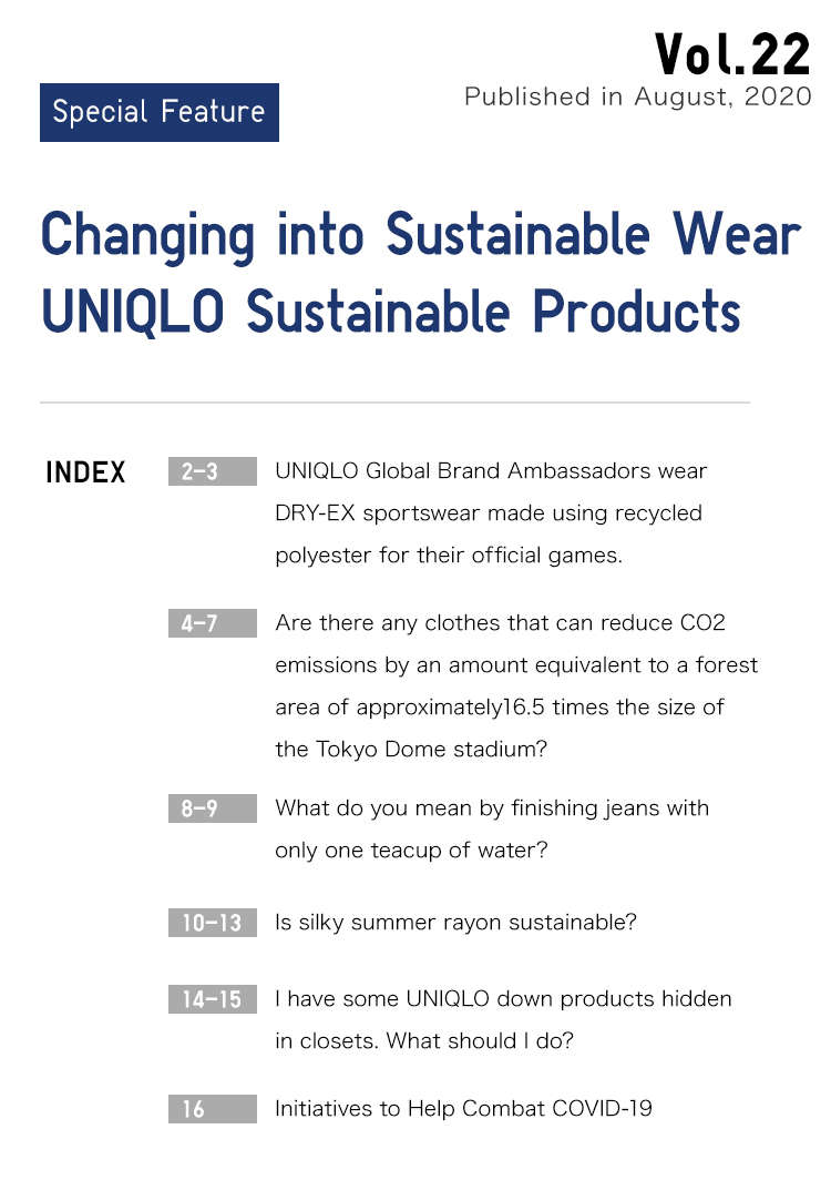 uniqlo sustainability report