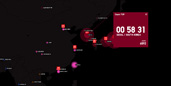 WORLD.UNIQLOCK Page (midnight mode)