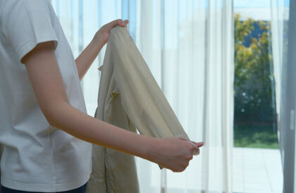 Rewash and reshape by hand