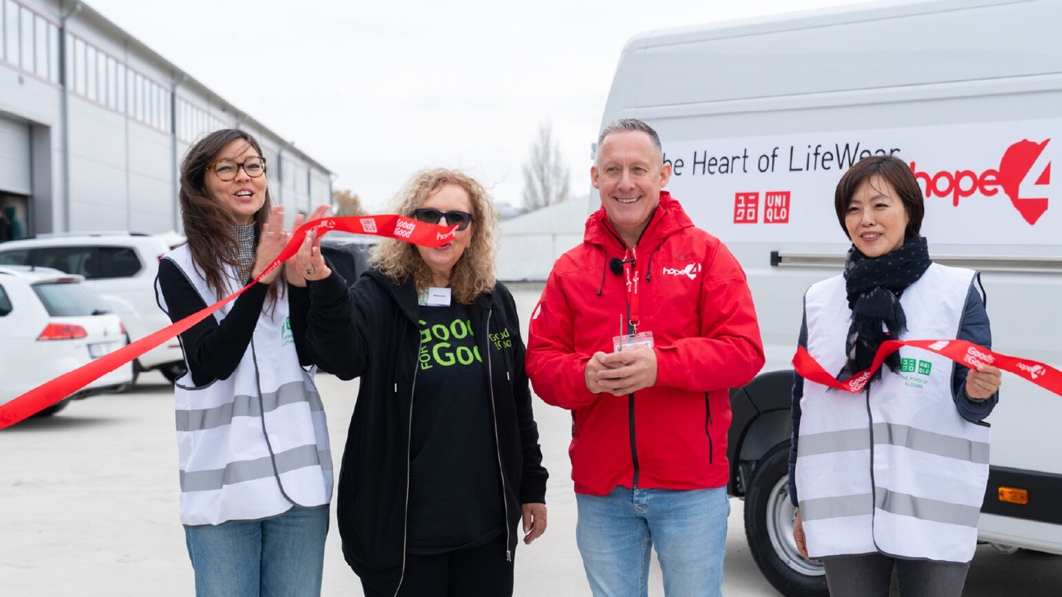 Image of a UNIQLO Europe staff member posing with a smile