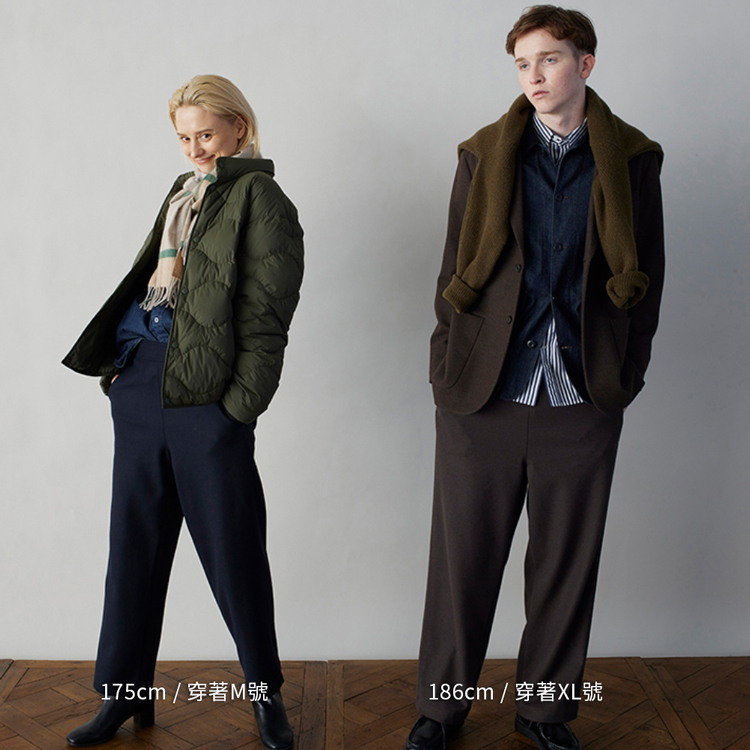 女裝 絨面直筒褲