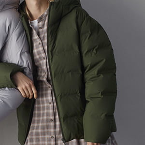 男裝 無縫羽絨 連帽外套 (3D剪裁)